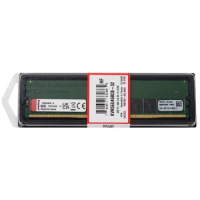 Kingston Ram 32GB 5600MT/s DDR5 Non-ECC CL46 DIMM 2Rx8, Desktop, KVR56U46BD8-32