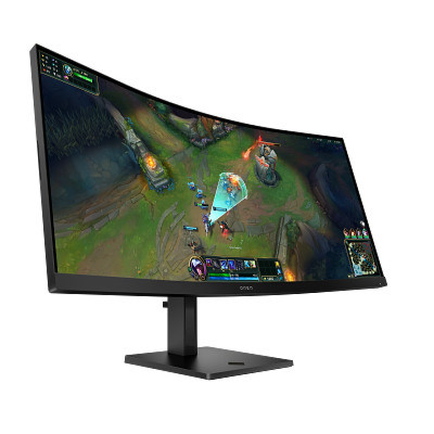HP OMEN 34 inch, Curved Gaming Monitor, WQHD 180Hz, Black, AV4C1AS
