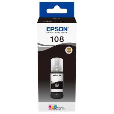 Epson 108 EcoTank BLACK Ink Bottle