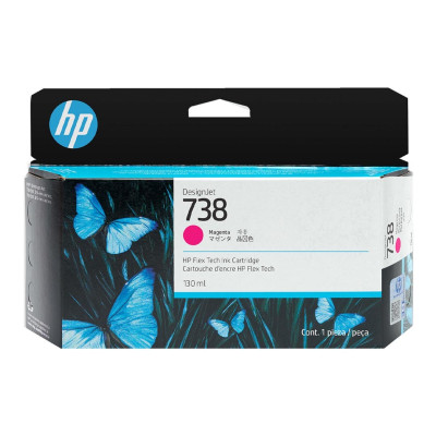 HP 738 130-ml Magenta DesignJet Ink Cartridge
