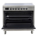 Bompani Bo683Dx/E 90 X 60 Cm Full Electric Ceramic Cooker Stainless Steel