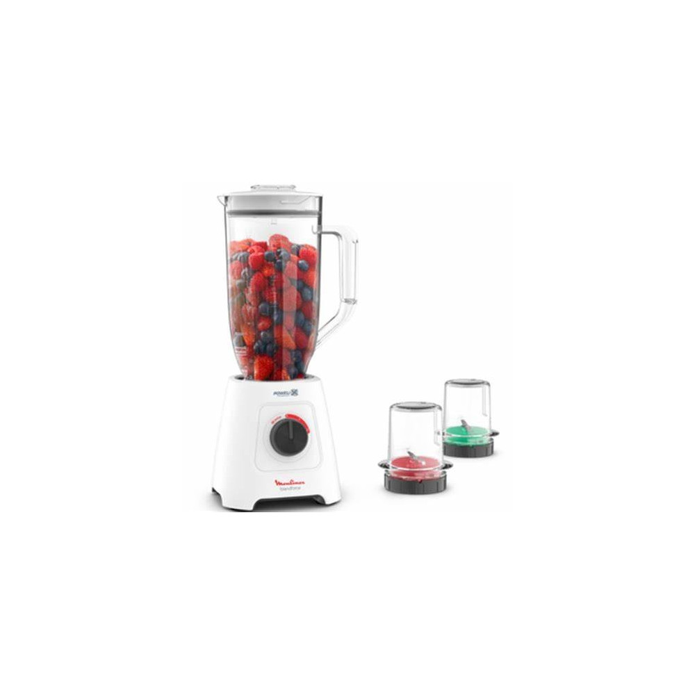 Moulinex Blendforce XXL Blender, 2.8L Jar, 600W 2 Attachment,Ice Crusher LM458127