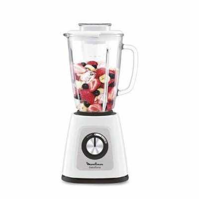 Moulinex Blendforce Glass, Jar Capacity: 1.25L, 2 Speeds, LM435127
