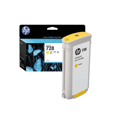 HP 728 yellow130-ml Genuine Cartridge