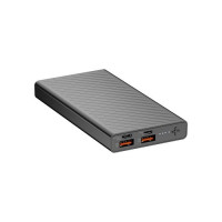 Platinum FLARE Series PD Power Bank 10000mAh, Black, P-PBFLR10PDBK