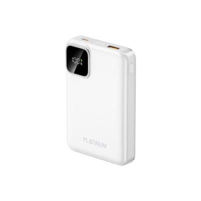 Platinum VITAL Series Mag Power Bank 10000mAh, White, P-PBVTMG10WH