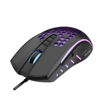 Platinum MT-GM015-A-PLAT Lightweight RGB Gaming Mouse – 6400 CPI, 8 Buttons, USB Wired