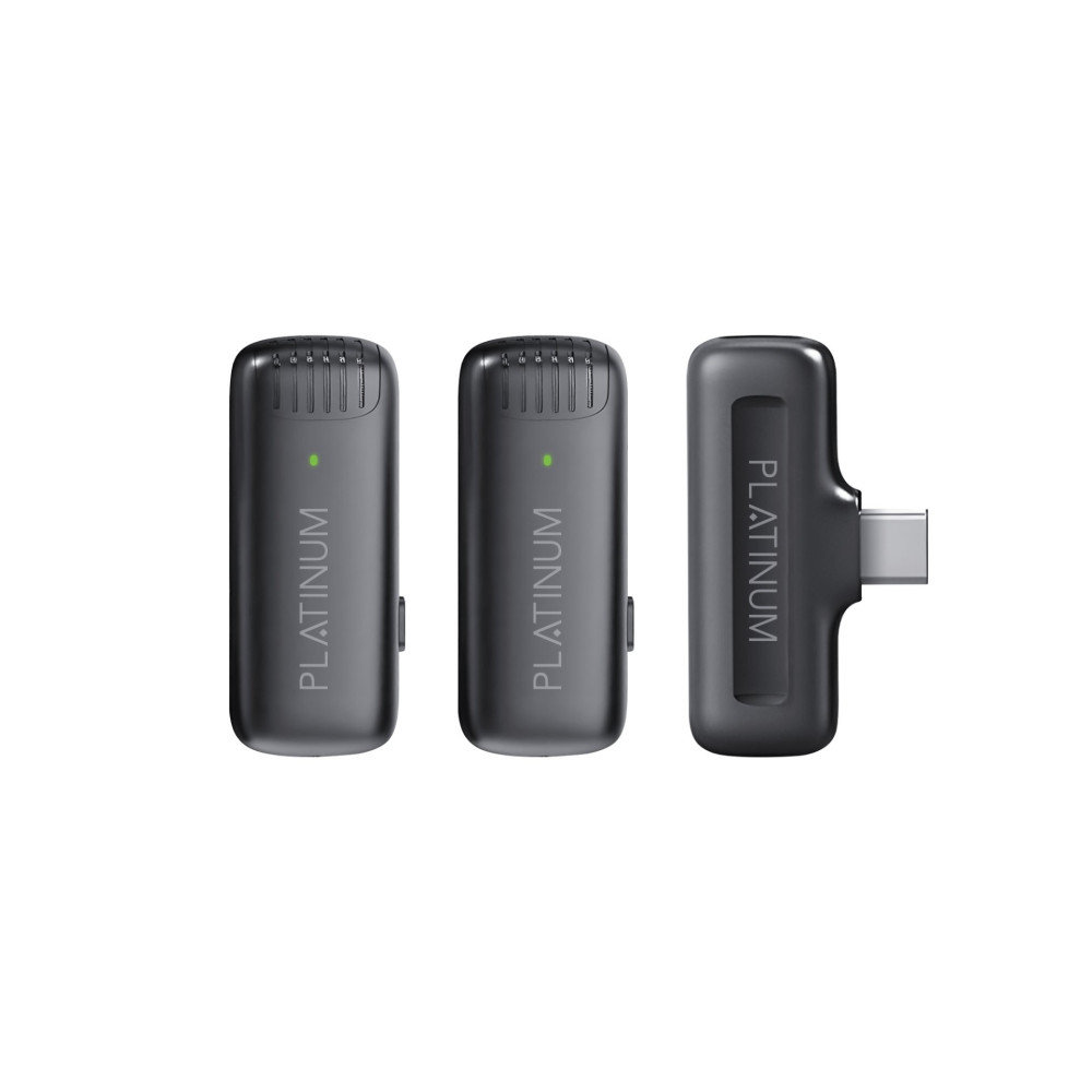Platinum Vital series wireless Laveller Microphones-Black