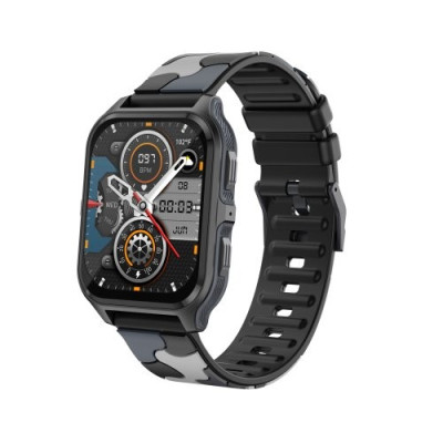Platinum Smart Watch HALE U with BT Calling - Gun Metal