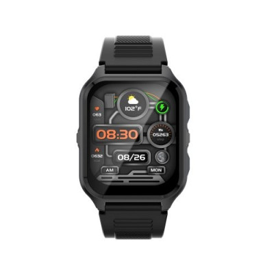 Platinum Smart Watch HALE U with BT Calling - Gun Metal