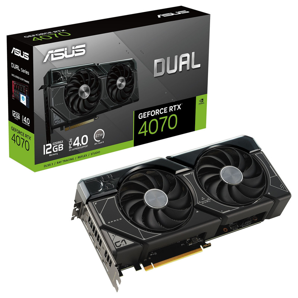 ASUS Dual GeForce RTX™ 4070 SUPER EVO 12GB GDDR6X