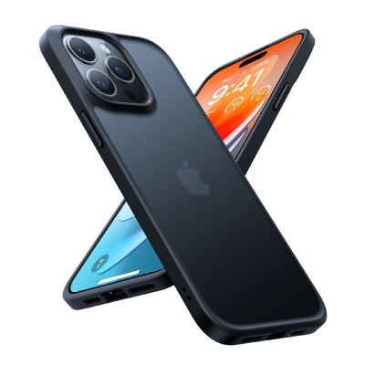 Torras iPhone 15 Pro Guardian Black Case
