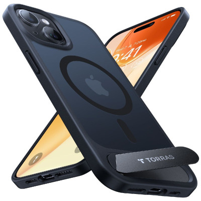 Torras iPhone 15 Plus UPRO Pstand Case, Black