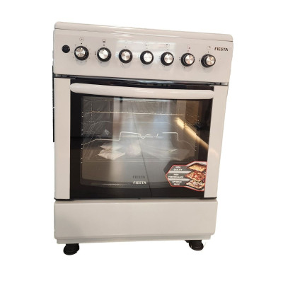 Fiesta Cooker 60 X 60, 4 Gas Burners, FG6403MBZG, Silver
