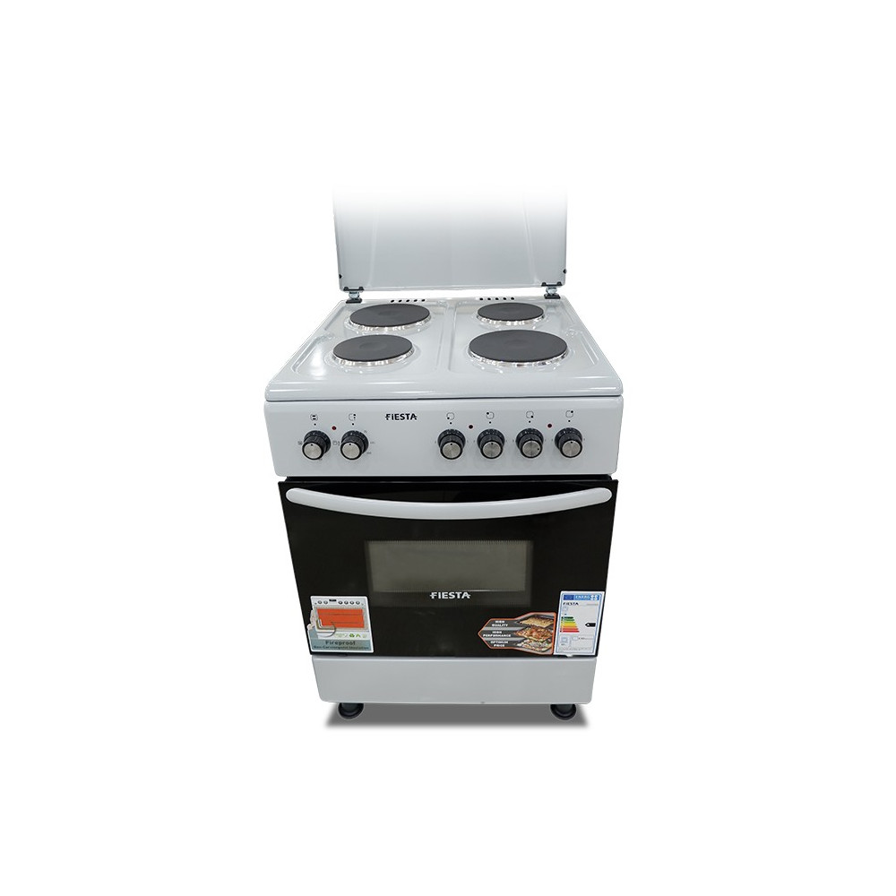 Fiesta Cooking Range with Electric Oven and 4 Hotplates - FG6043MXZG