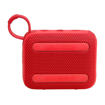 JBL Go 4 Wireless Ultra Portable Bluetooth Speaker, Red