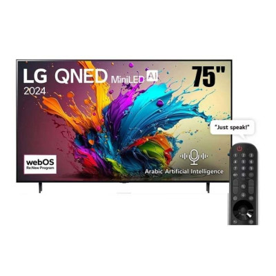 LG 98" 4K Ultra HD Smart TV Wi-Fi Black, 98QNED89T6A