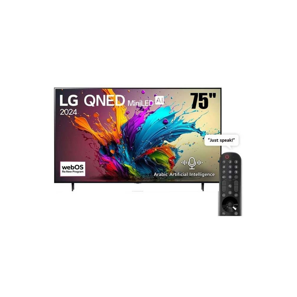 LG 98" 4K Ultra HD Smart TV Wi-Fi Black, 98QNED89T6A