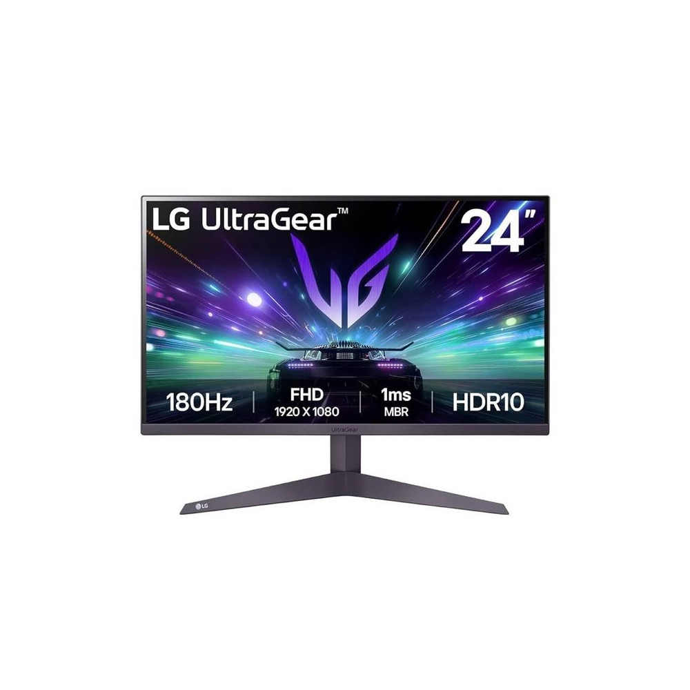 LG 24” UltraGear™ FHD 180Hz gaming monitor, 1ms MBR, HDR 10, 2024, 24GS50F-B