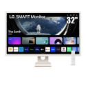 LG 27" Smart Monitor - White, 27SR50F-W.AMA