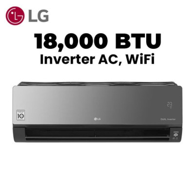 LG ARTCOOL Inverter Air Conditioner 18,000 BTU, Energy Saving, Fast Cooling, Wifi, A23TNC