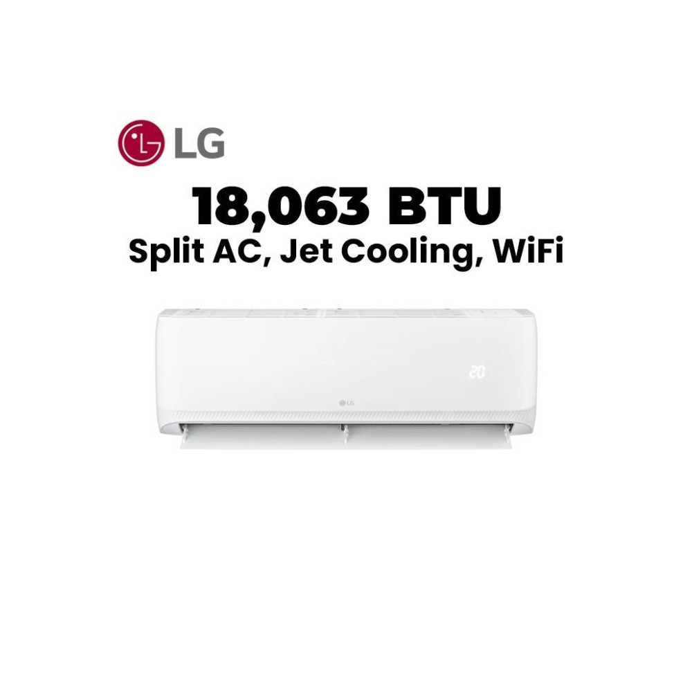 LG Split Air Conditioner with Rotary Compressor Wifi 18,063 BTU, T18ZCA