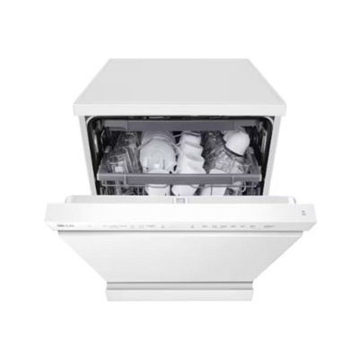 LG Dishwasher with 8 Programs + 14 Place Settings Platinum Silver, DFC435FP