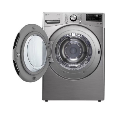 LG 18Kg Dual Inverter Heat Pump Dryer, Sensor Dry, Allergy Care, Drum Care, Stainless Silver, ThinQ (Wi-Fi), RH18U8EVCW