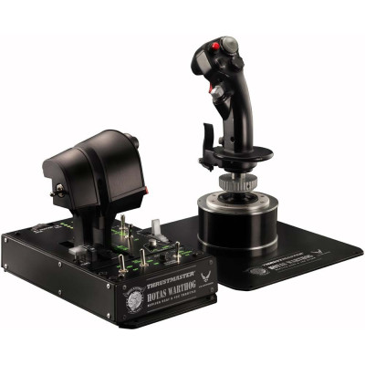 Thrustmaster HOTAS Warthog, Flight Controller, Joystick, PC, H.E.A.R.T Magnetic Technology, TM-JSTK-WARTHOG - Black