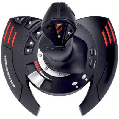 Thrustmaster T.Flight Stick X, Joystick with Rudder Control, Rotating Handle, TM-JSTK-TFLIGHT-STCK-X