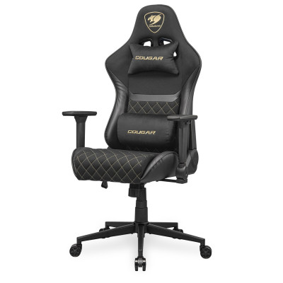 Cougar Armor One V2 Gaming Chair - Gold Fabric