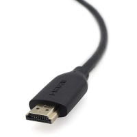 Belkin High-Speed HDMI Cable with Ethernet, 4K Ultra HD Compatible, 2m Length, F3Y021BT2M - Black