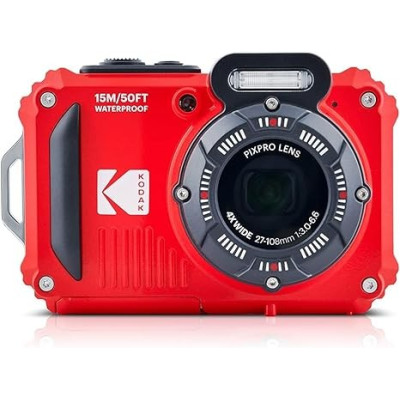 Kodak PIXPRO WPZ2 Rugged Waterproof Digital Camera 16MP 4X Optical Zoom 2.7" LCD Full HD Video