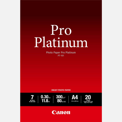 Canon PT101 Pro Platinum A3 Paper - 20 Sheets