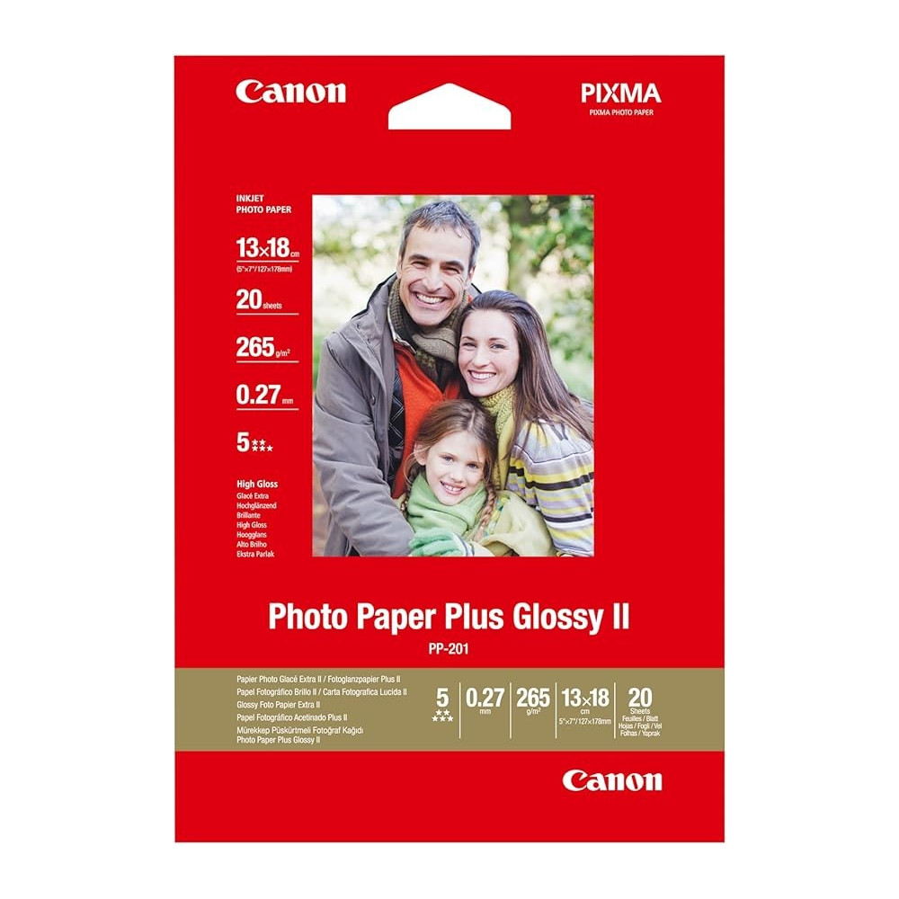 Canon PP-201 10x15 Photo Paper, 50 sheet