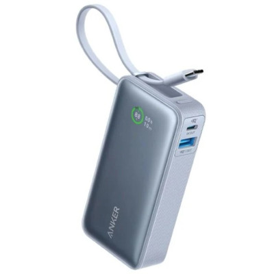 Anker Nano Power Bank 30W built-In USB-C Cable 10000mAh A1259H11 - Black