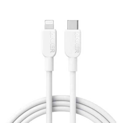 Anker 322 USB-C to Lightning 3ft Braided Cable A81B5H11 - Black