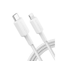 Anker 322 USB-C to Lightning 6ft Braided Cable A81B6H21 - White