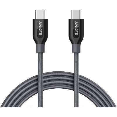 Anker 322 USB-C to Lightning 6ft Braided Cable A81B6H21 - White