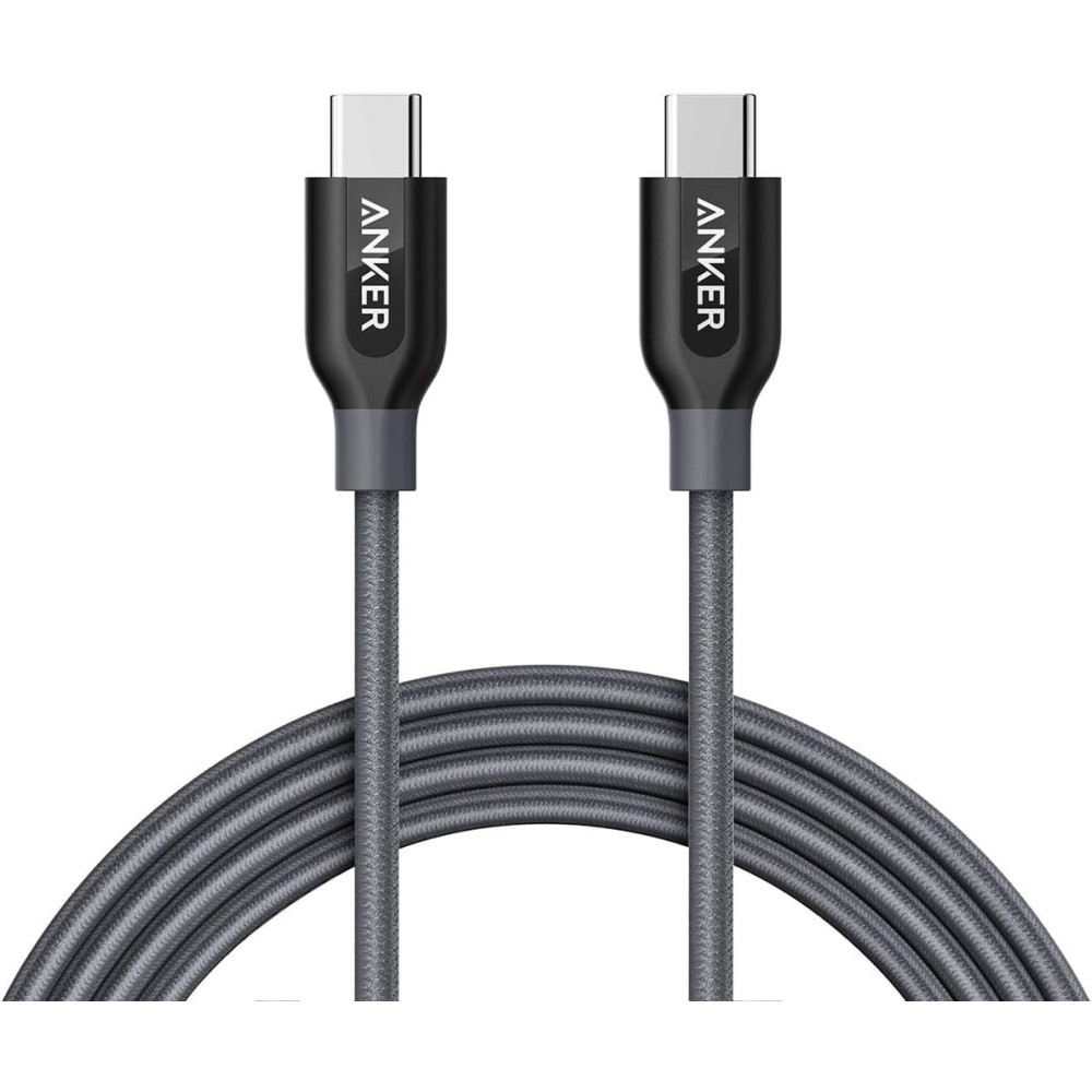 Anker 322 USB-C to Lightning 6ft Braided Cable A81B6H21 - White