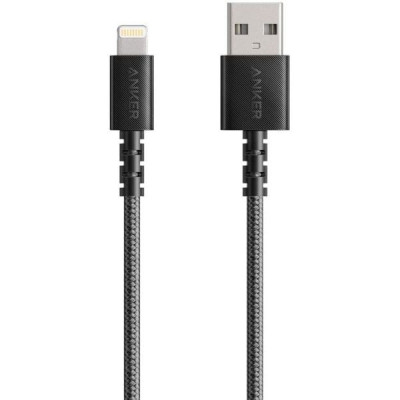 Anker Powerline Select+ USB-A Cable with Lightning Connector 3ft, A8012h12, Black