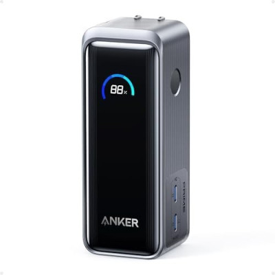 Anker Nano Powerbank 5000mAh 22.5W with Built in USB-C Connector - Black