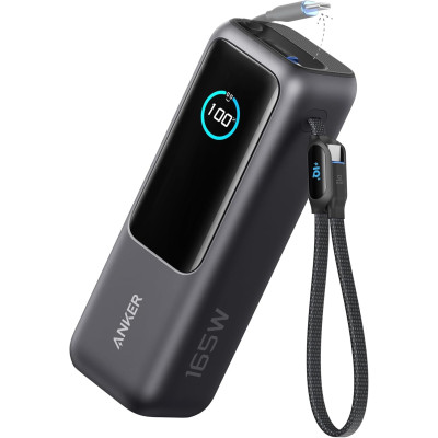 Anker MagGo Power Bank, 10K, 35W, For Apple Watch, USB C. A1657H11 - Black