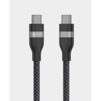 Anker USB-C to USB-C Cable, 240 W, Upcycled-Braided, 3ft, A82E2H11 - Black