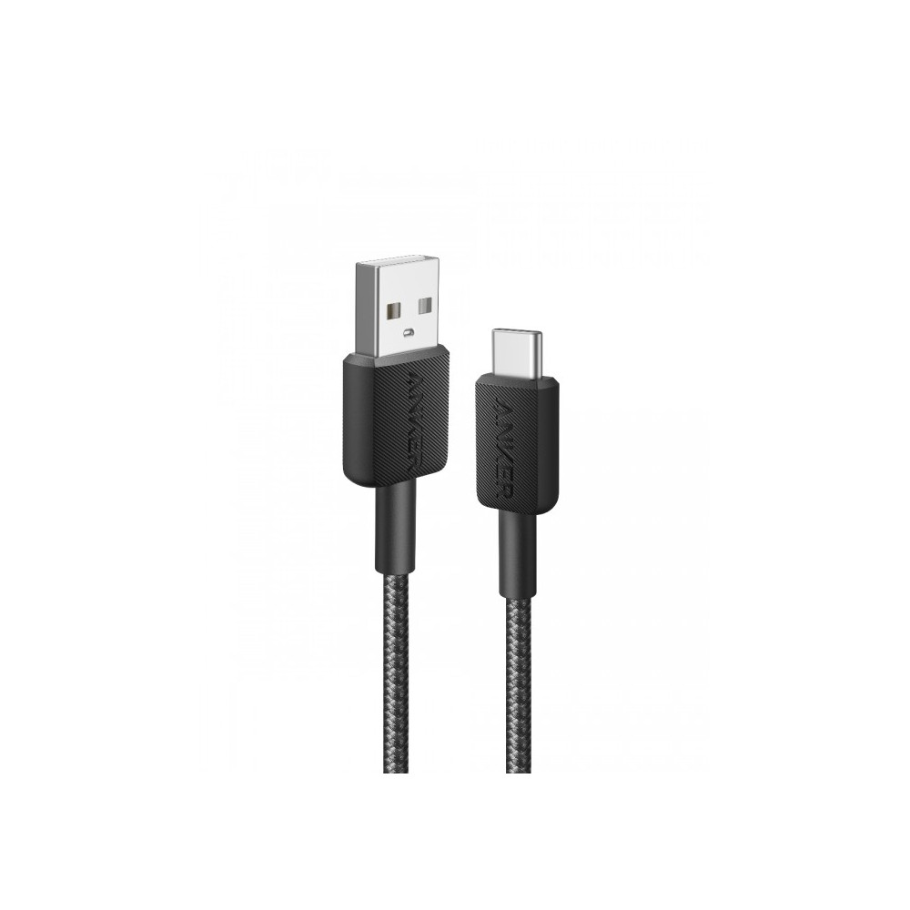 Anker 322 USB-A to USB-C 6ft Braided Cable A81H6H21 - White