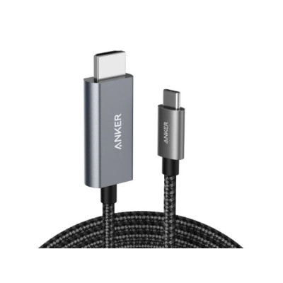 Anker 311 USB-C to HDMI 6ft Nylon Cable A8730H11 – Black