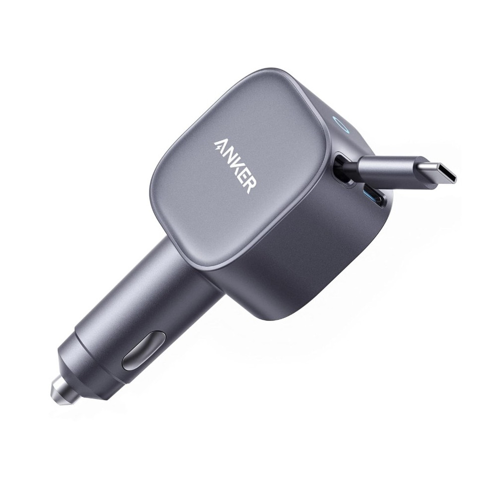 Anker 535 Car Charger 67W 3-Port with USB-C Cable B2731HA1 - Black