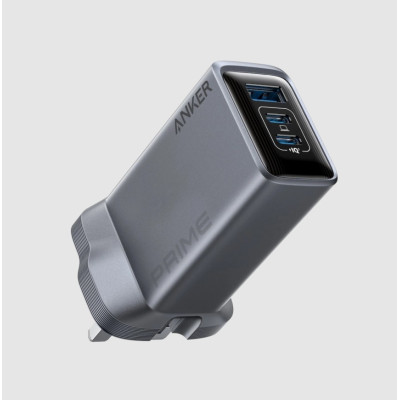 Anker Prime 3-Port Multi-Device Charger,100W, PD/GaN, 2 x USB-C, 1 x USB-A, A2688241 - Black