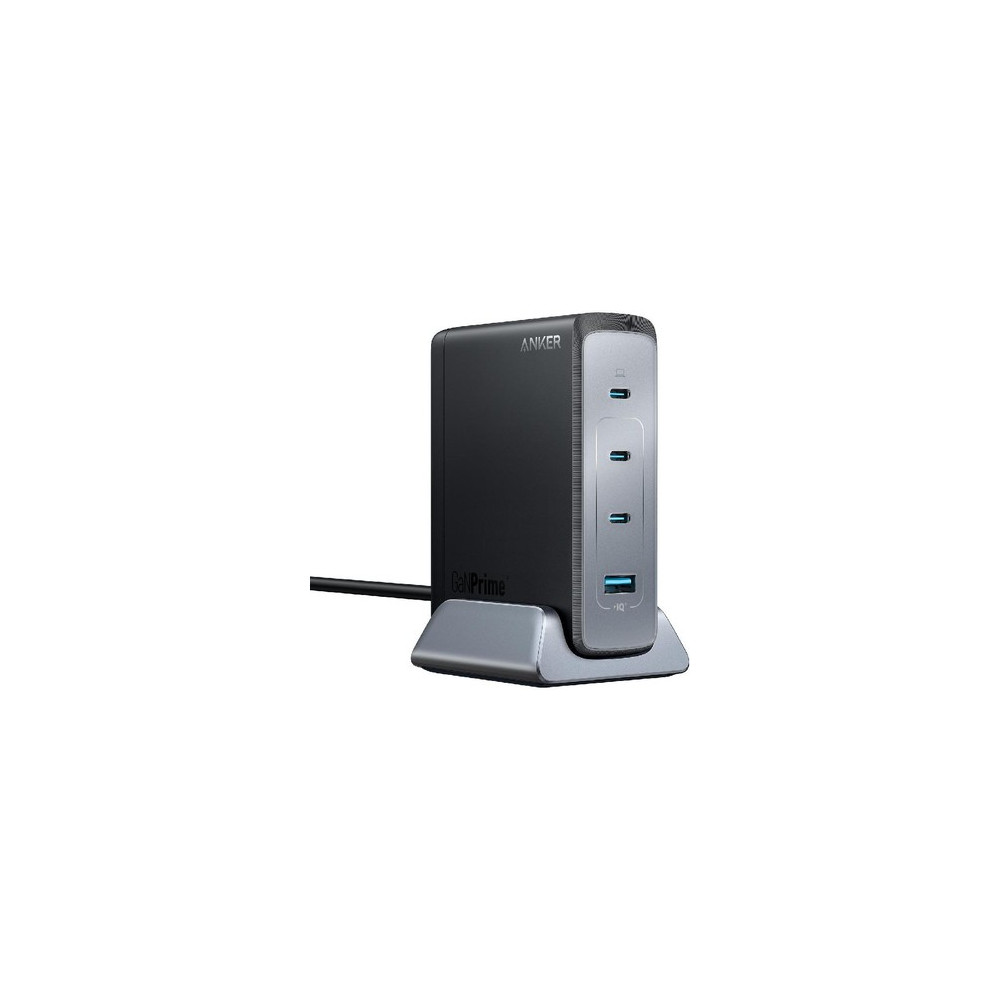 Anker Prime 4-Ports 240W GaN Desktop Charger with Power Delivery 3.1, 3x USB-C & 1x USB-A Ports, A2342211 - Black