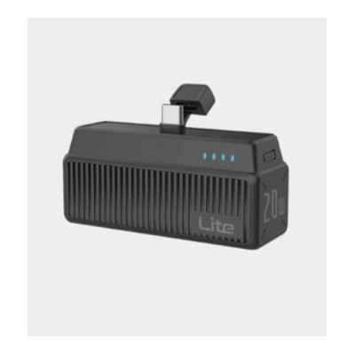 Moxedo Porta-Go Mini Power Bank 10000mAh, 22.5 W, Type-C and USB-A, MX-WPB011 - Black